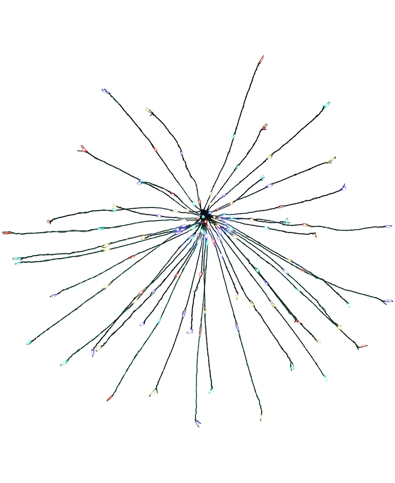 Northlight Led Lighted Firework Silver Branch Christmas Decoration 20"