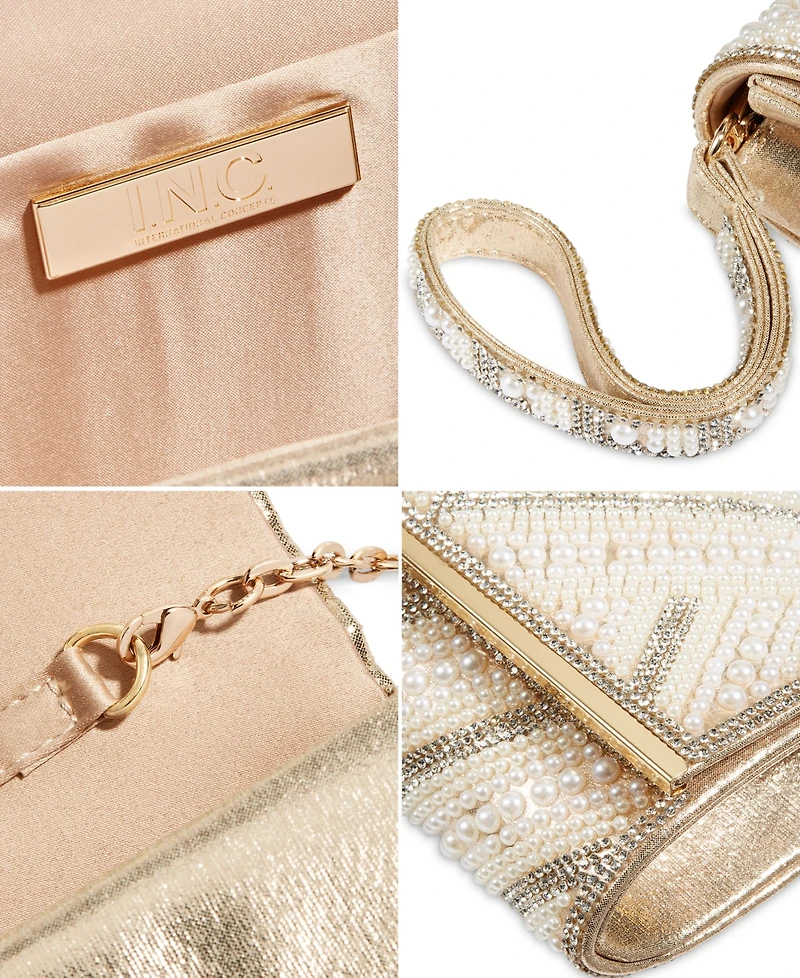 I.n.c. International Concepts Caitlinn Mini Beaded Clutch Crossbody, Created for Macy's