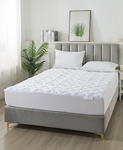 Royal Velvet 300 Thread Count Cotton Waterproof Stain Resistant Mattress Pad