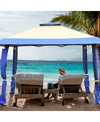 Slickblue 13 Feet x Pop Up Canopy Tent Instant Outdoor Folding Shelter