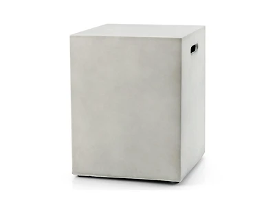 Slickblue Propane Tank Cover Hideaway Table for Standard 20 Pounds Propane Tank-Grey