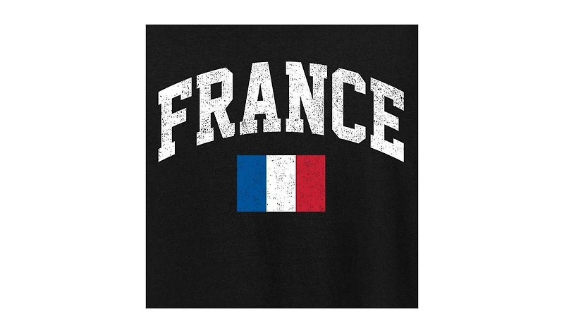 Hybrid Apparel France Flag Plus Graphic T-Shirt