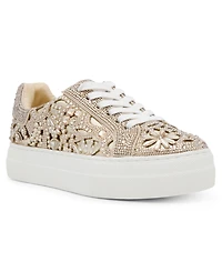 Betsey Johnson Women's Reily Rhinestone Platform Sneakers