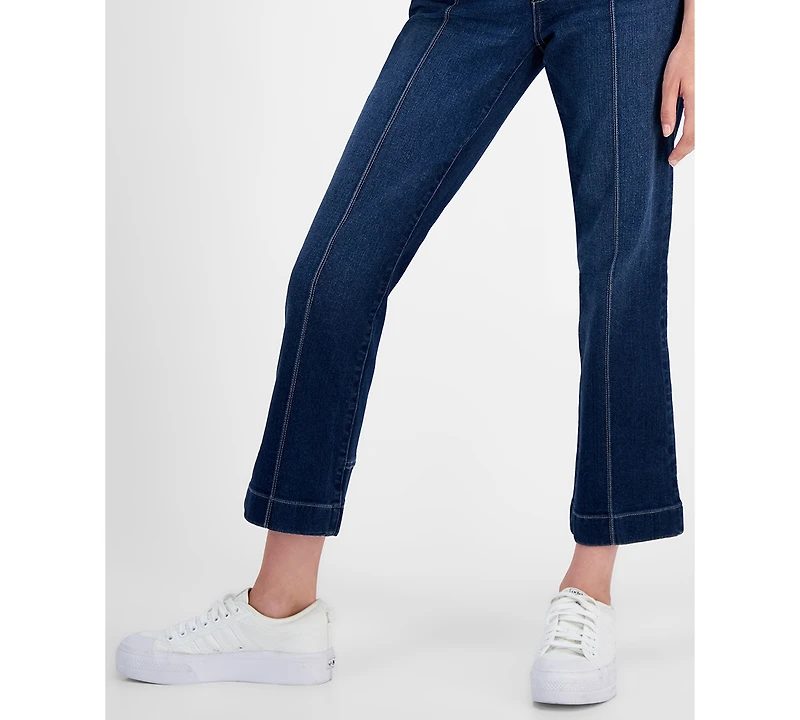 Nautica Jeans Women's Flared Demi-Bootcut Cropped Jeans