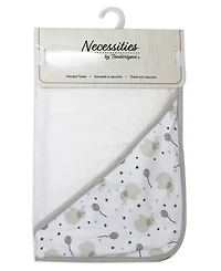 Tendertyme Baby Boys and Baby Girls Elephant and Balloons Hooded Bath Towel and Wash Cloth Set