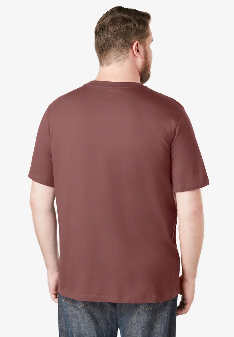 KingSize Big & Tall Shrink-Less Lightweight Crewneck T-Shirt