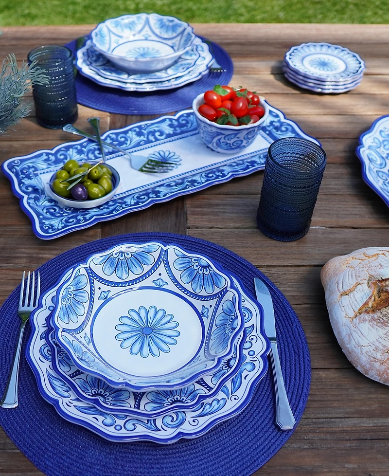 Certified International Veranda 2 Pc Appetizer Set, Service For 2