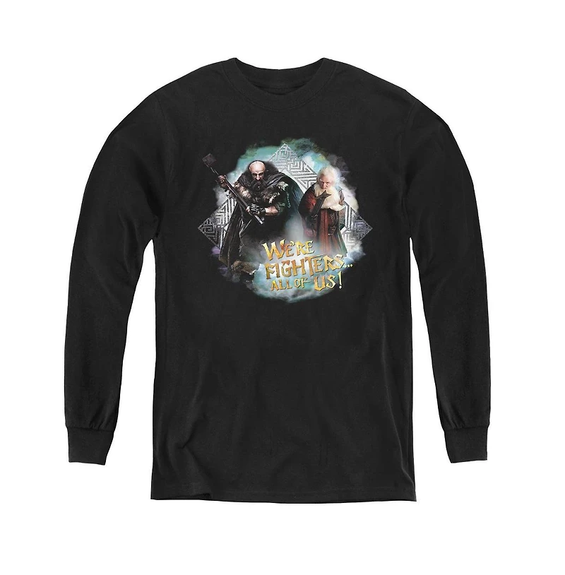The Hobbit Youth Were Fighers Long Sleeve Sweatshirts