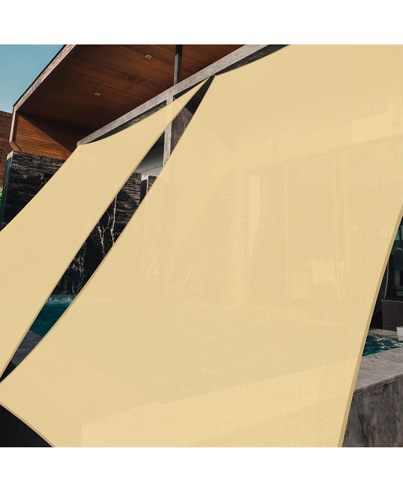 Yescom 2 Pack 16x16 Ft 97% Uv Block Square Sun Shade Sail Canopy Outdoor Patio Poolside