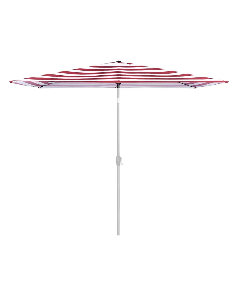 10x6.5 Ft Patio Umbrella Replacement Canopy Market Table Top Sunshade Cover Deck