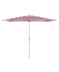 10x6.5 Ft Patio Umbrella Replacement Canopy Market Table Top Sunshade Cover Deck