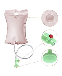 Inflatable Shampoo Bowl Kit Set of 2 Hair Washing Basins For Elderly Disabled