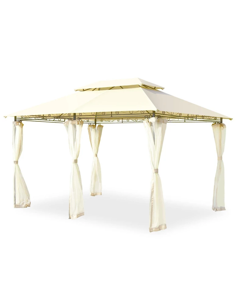 Slickblue 10 Feet x 13 Tent Canopy Shelter with Removable Netting Sidewall