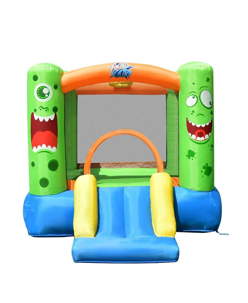 Inolait Inflatable Castle Bounce House Jumper Kids Playhouse with Slider