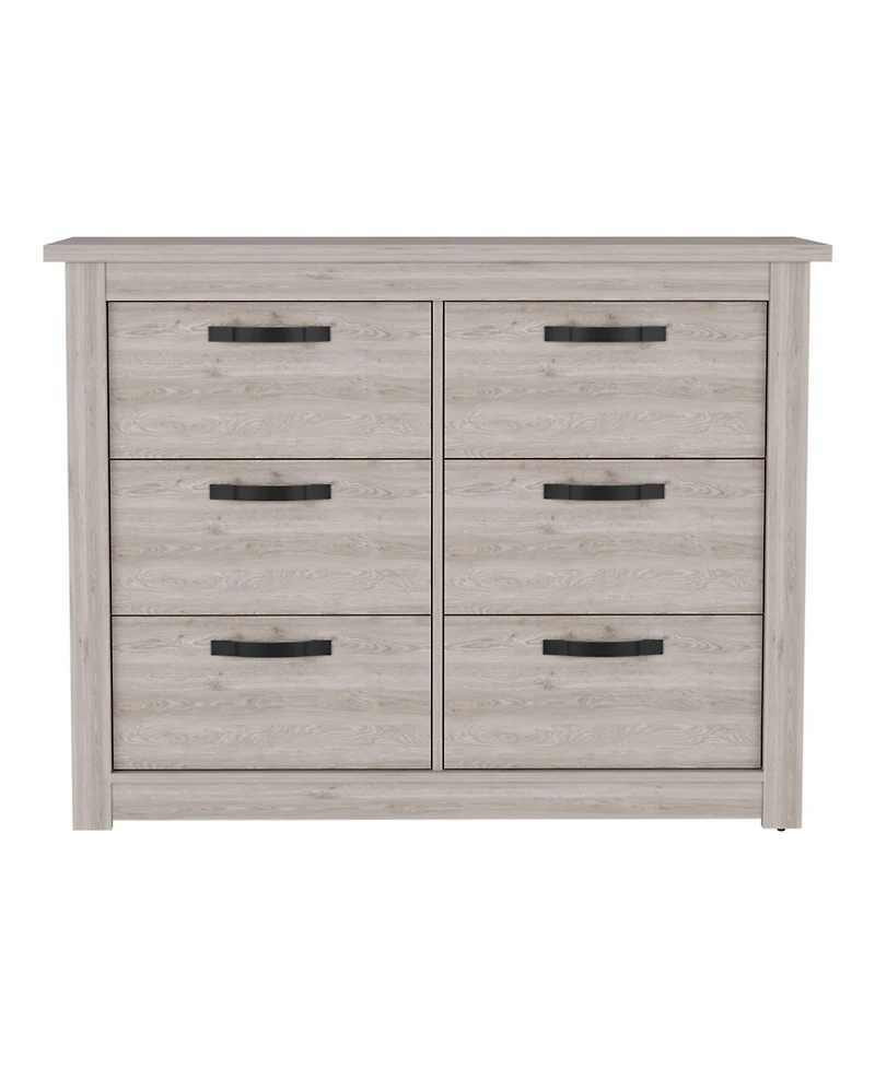 Fm Furniture Westport Six Drawer Double Dresser