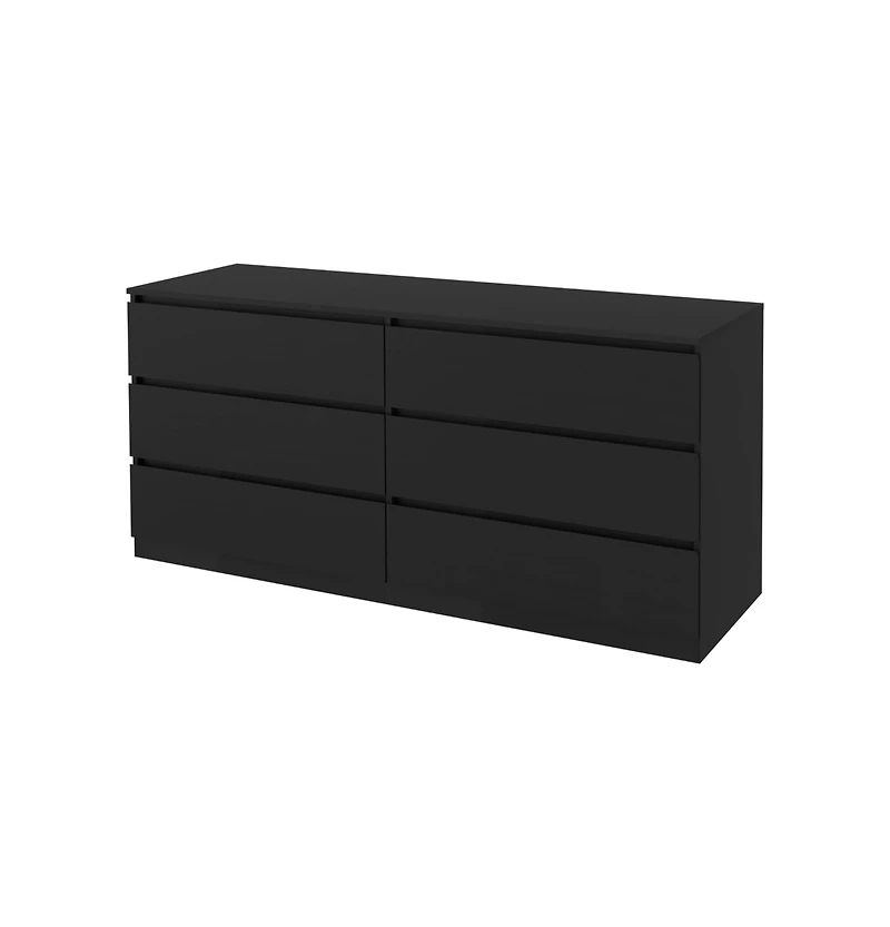 Fm Furniture Seul 6 Drawer Double Dresser