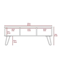 Fm Furniture Minnesota Charcoal Coffee Table