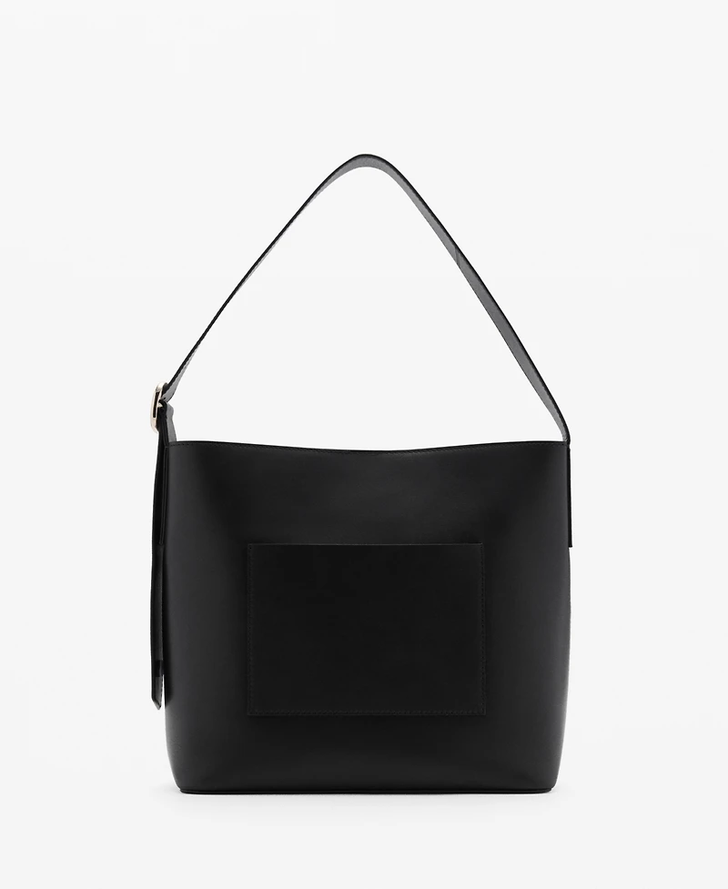 Mango Women's Asymmetric Stiletto Shopper Bag