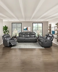 Homelegance White Label Wallstone 36" Glider Reclining Chair