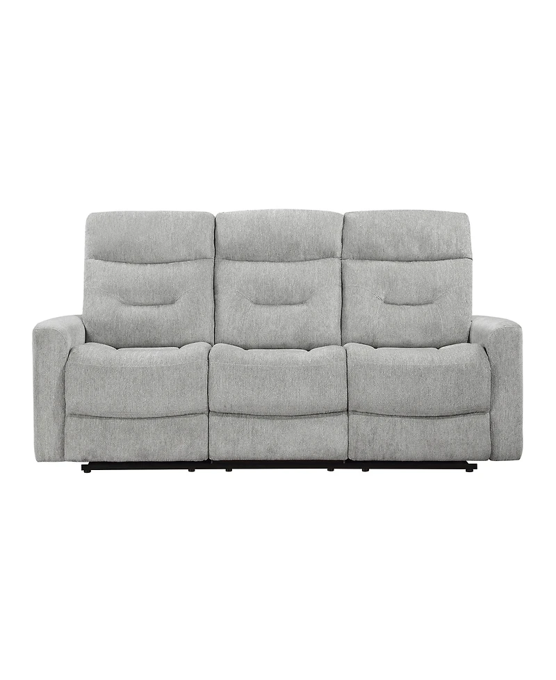 Homelegance White Label Borneo 81" Double Reclining Sofa