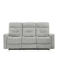 Homelegance White Label Borneo 81" Double Reclining Sofa