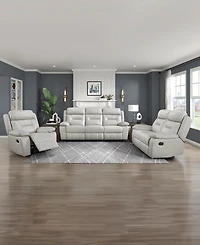 Homelegance White Label Corvallis 63" Double Reclining Love Seat