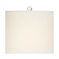 Eneya Modern Coastal Modern Table Lamp 31" Tall Ceramic Blue Green Swirl Glaze Neutral Oval Shade for Living Room Bedroom Beach House Bedside Home Off