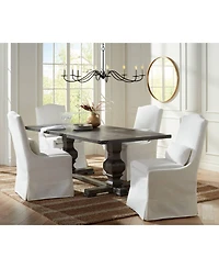 Franklin Iron Works Marinec Black Hanging Chandelier Lighting 42" Wide Farmhouse Rustic Bent Arms 8-Light Fixture for Dining Room Living House Home Fo