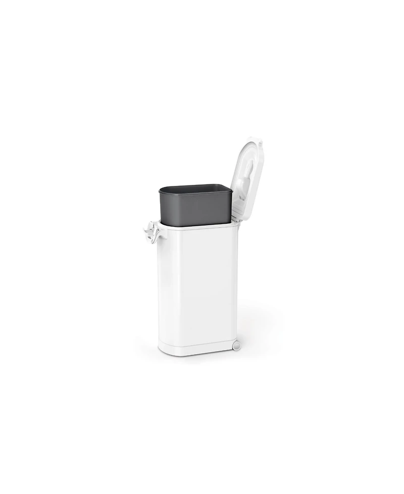 Simplehuman X-Large Pet Food Can, White Stainless Steel