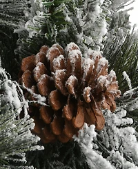 National Tree Company Snowy Bedford Pine Entrance Tree 4 ft.