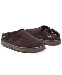 Muk Luks Men's Matt Printed Berber Suede Clog Slippers