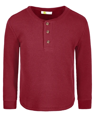 Epic Threads Toddler Boys Thermal Henley Shirt