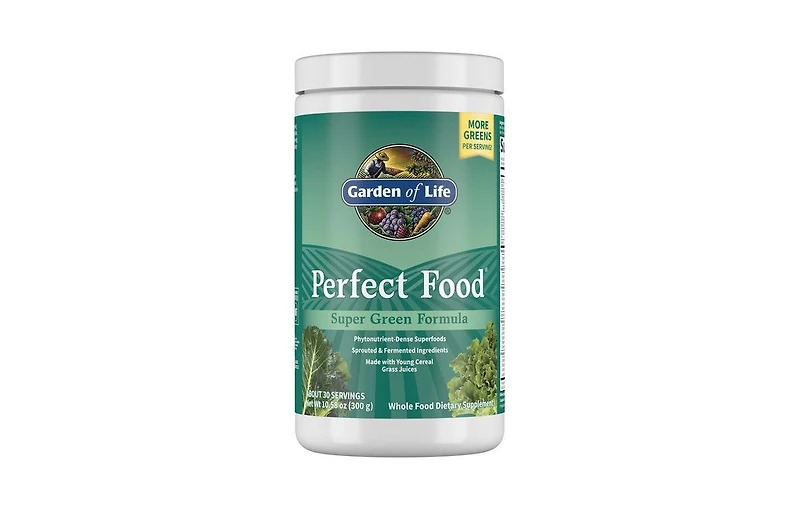 Garden of Life Perfect Food Super Green Formula Powder, 10.58 Oz