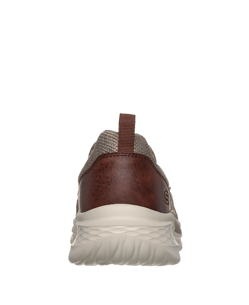 Skechers Men's Relaxed Fit: Slade - Lucan Laceless Slip-On Casual Sneakers