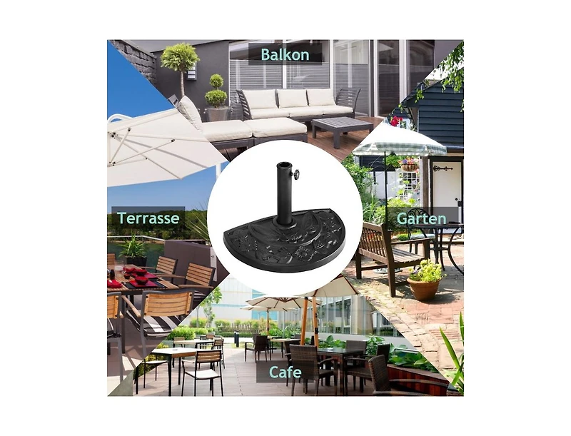 Slickblue Heavy Duty Square Umbrella Base Stand of 30 lbs for Outdoor