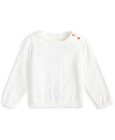 Baby Pointelle Sweater, Exclusively at Macy's