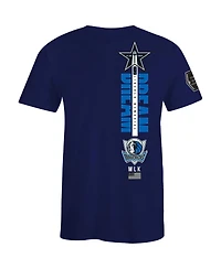 Fisll x Black History Men's and Women's Collection Royal Dallas Mavericks T-Shirt