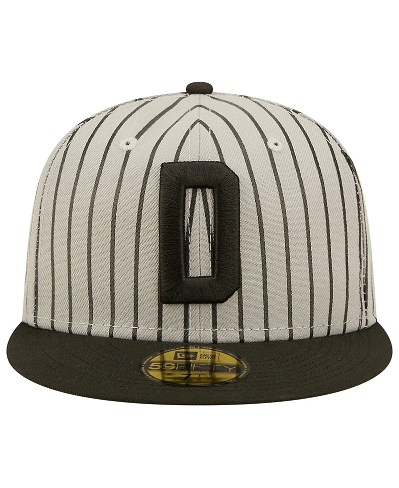 New Era Men's Gray/Black Frisco RoughRiders Theme Night 59FIFTY Fitted Hat