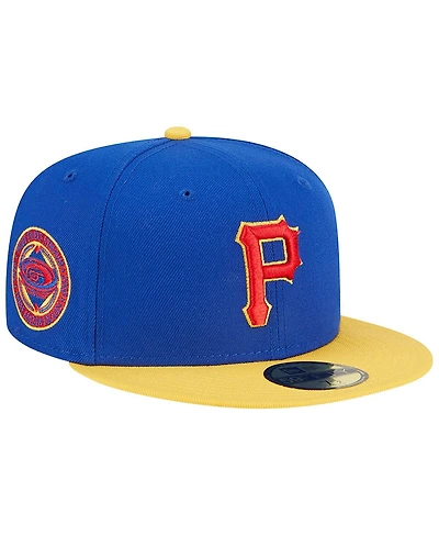 New Era Men's Royal/Yellow Pittsburgh Pirates Empire 59FIFTY Fitted Hat