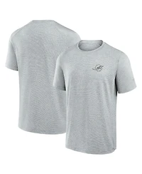 Fanatics Signature Men's Gray Miami Dolphins Front Office Tech T-Shirt