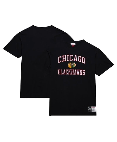 Mitchell & Ness Men's Black Chicago Blackhawks Legendary Slub T-Shirt