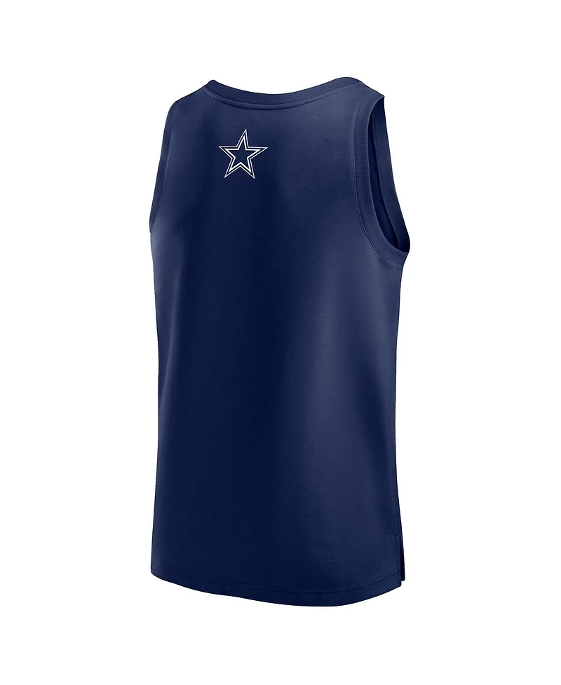 Fanatics Men's Navy Dallas Cowboys Elements Tank Top