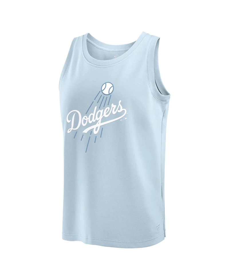 Fanatics Men's Light Blue Los Angeles Dodgers Elements Tank Top