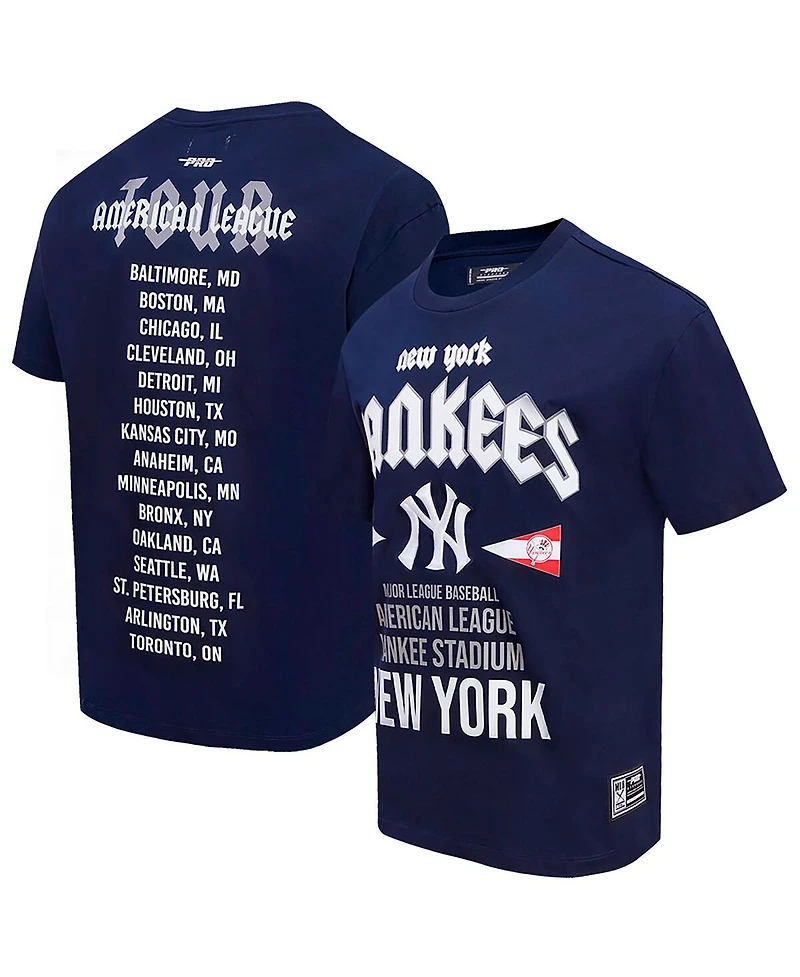 Pro Standard Men's Navy New York Yankees Oversized City Tour T-Shirt