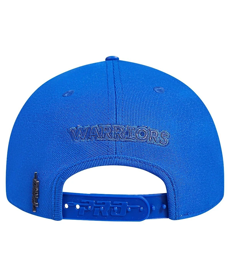 Pro Standard Men's Royal Golden State Warriors Triple Tonal Snapback Hat