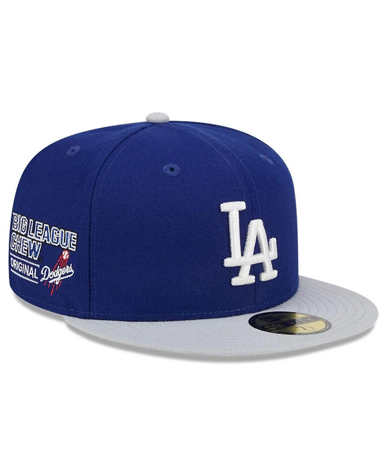 New Era Men's Royal Los Angeles Dodgers Big League Chew Team 59FIFTY Fitted Hat