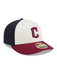 New Era Men's White/Red Cleveland Guardians 2024 City Connect Low Profile 59FIFTY Fitted Hat