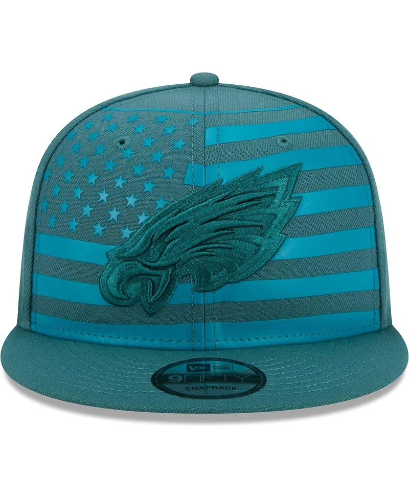 New Era Men's Midnight Green Philadelphia Eagles Independent 9FIFTY Snapback Hat