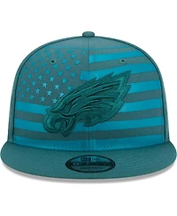 New Era Men's Midnight Green Philadelphia Eagles Independent 9FIFTY Snapback Hat