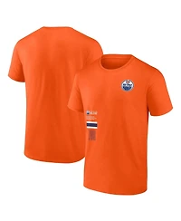 Fanatics Men's Orange Edmonton Oilers Represent T-Shirt